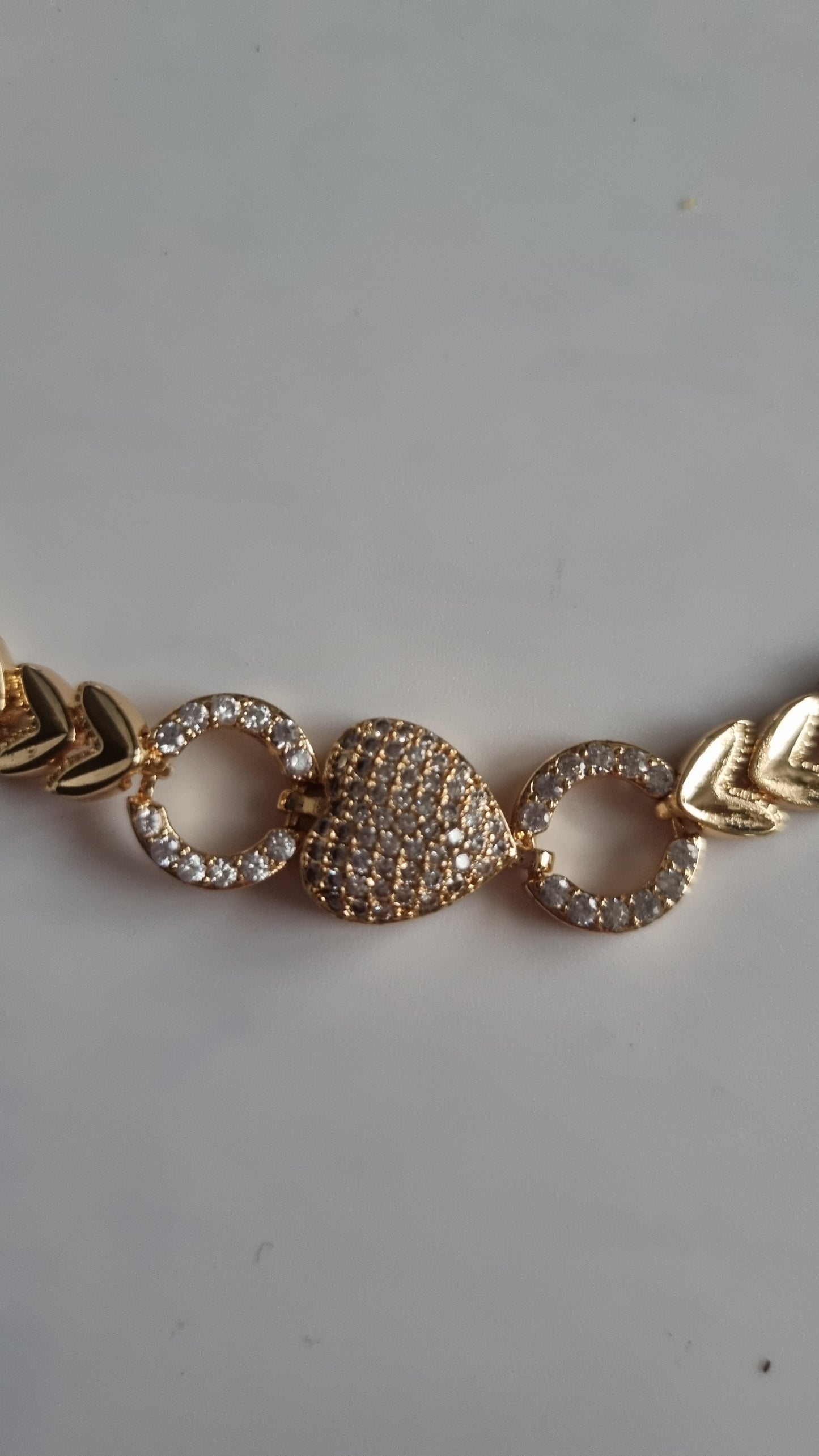 18kr.gold Plated bracelet waterproof hypoallergenic free nickel