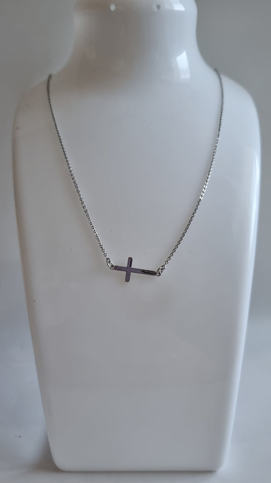 Platinum plated necklace medical gold jewellery