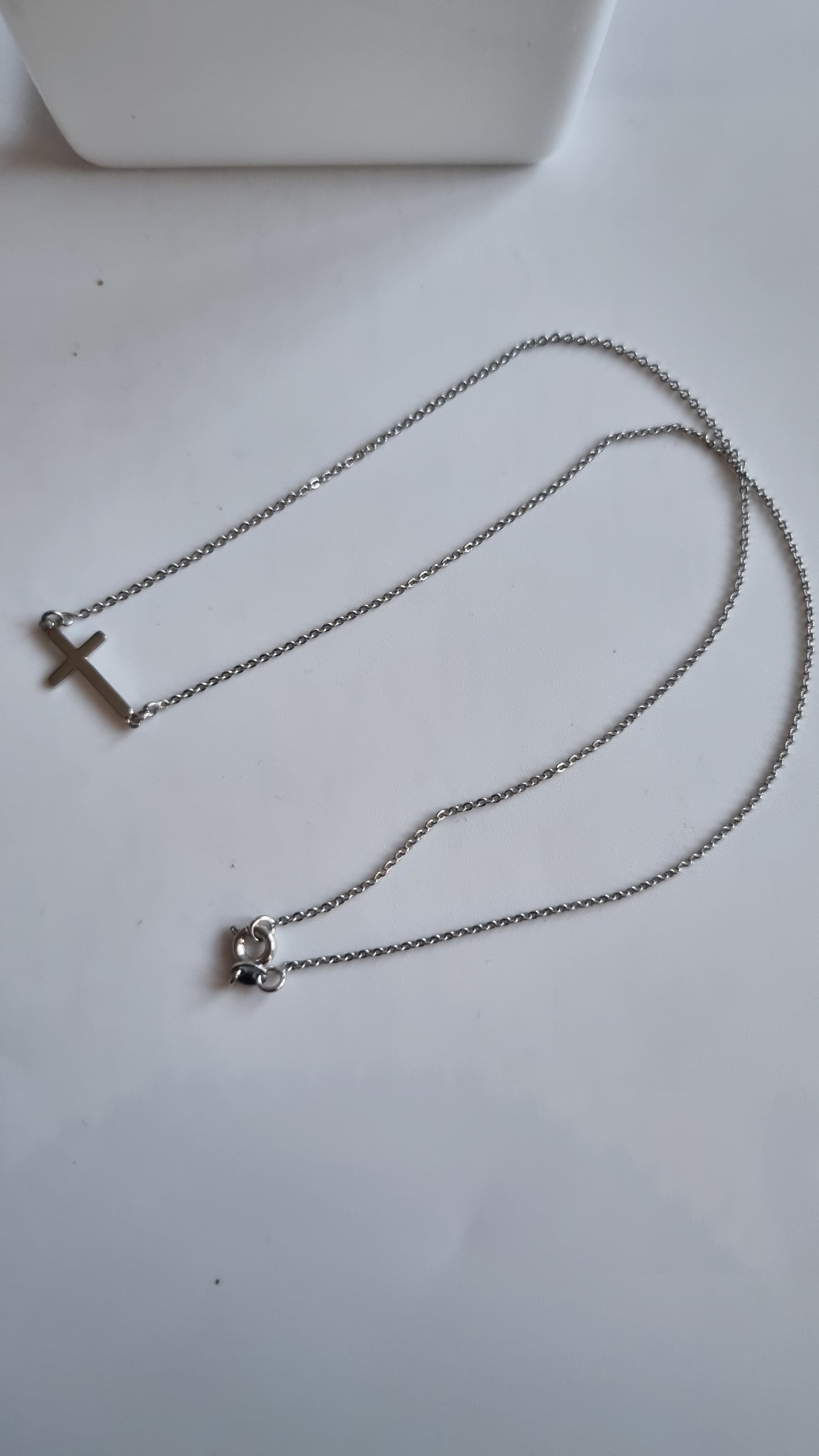 Platinum plated necklace medical gold jewellery