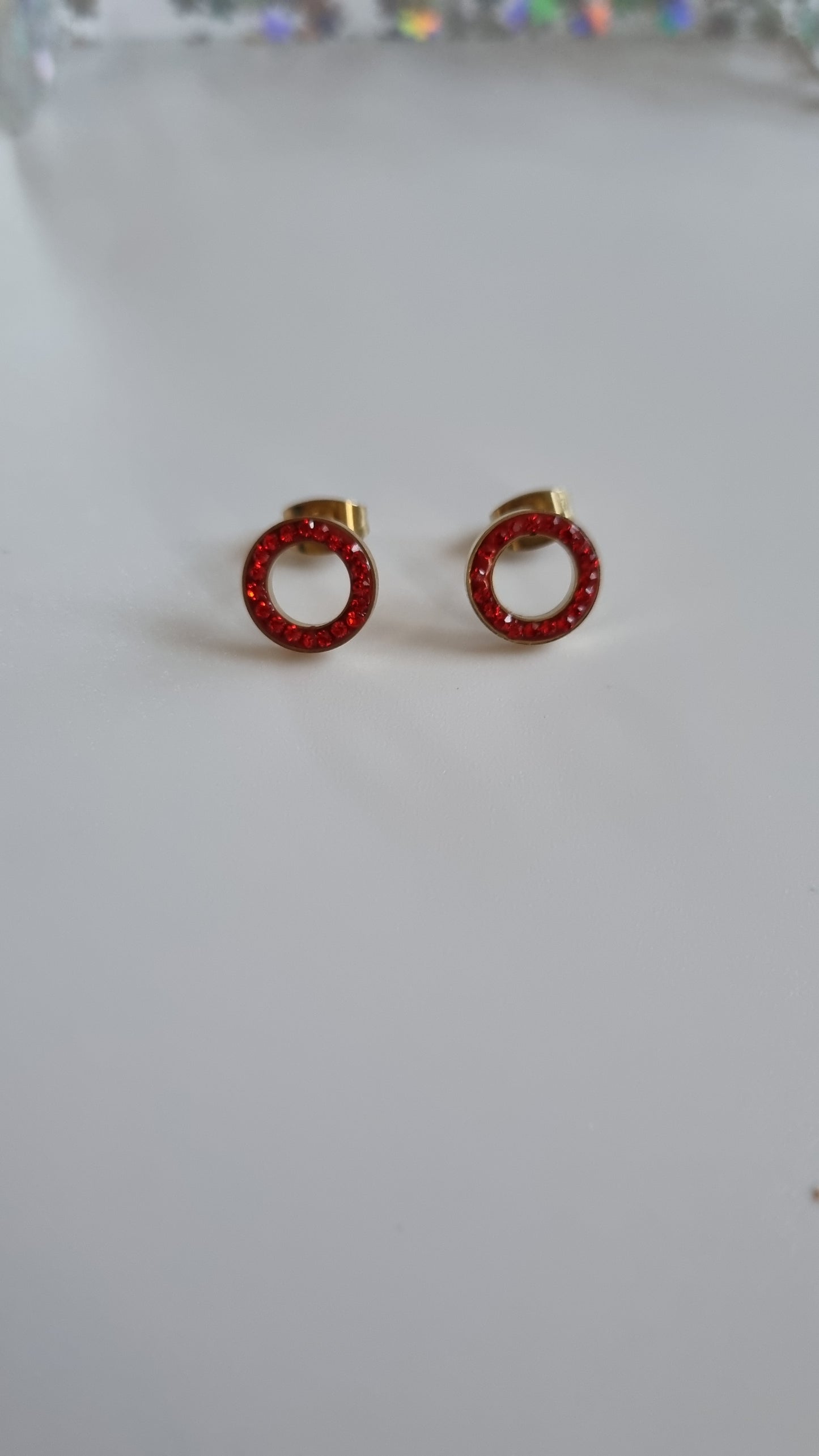 Stainless steel earrings with sw.crystal