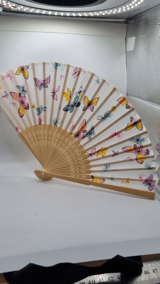 Quality small Wooden flower design Chinese Folding Hand Fan