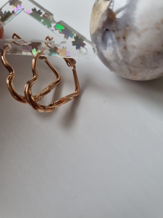 Auksuoti 18k.ausukai hipoalerginis vandeniui atsparus varinis metalas