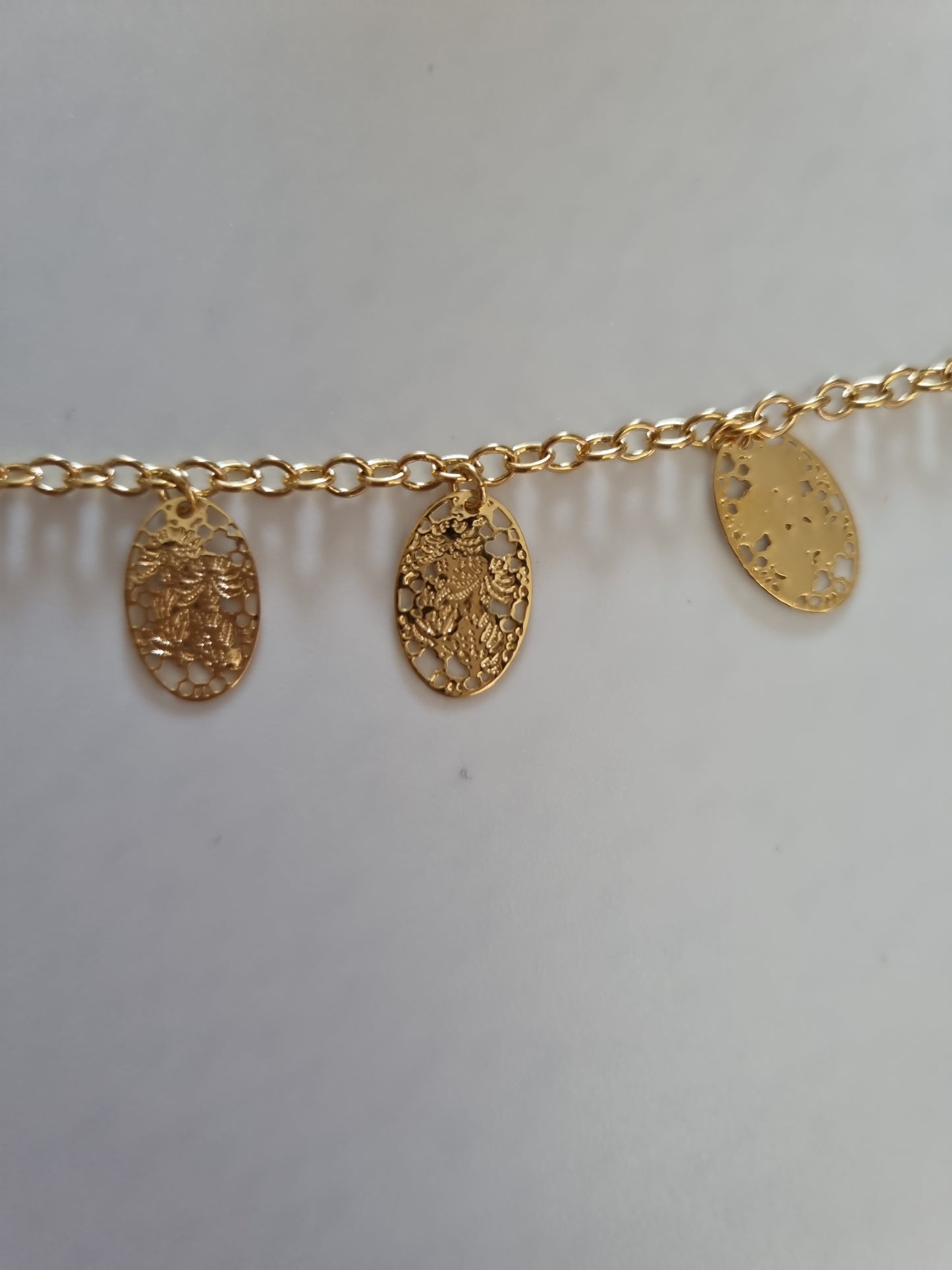 24kr.gold plated bracelet waterproof hypoallergenic free nickel