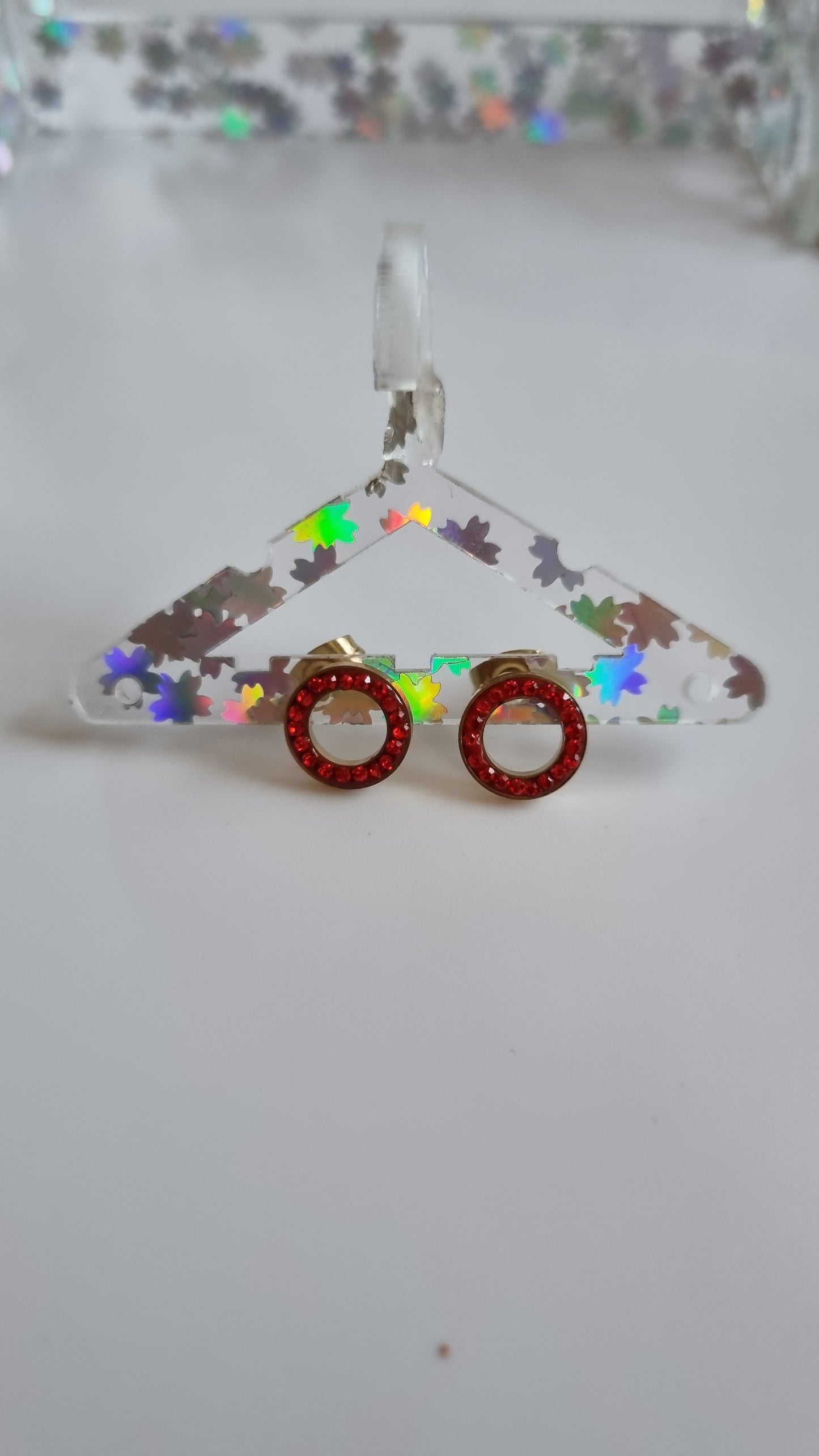 Stainless steel earrings with sw.crystal
