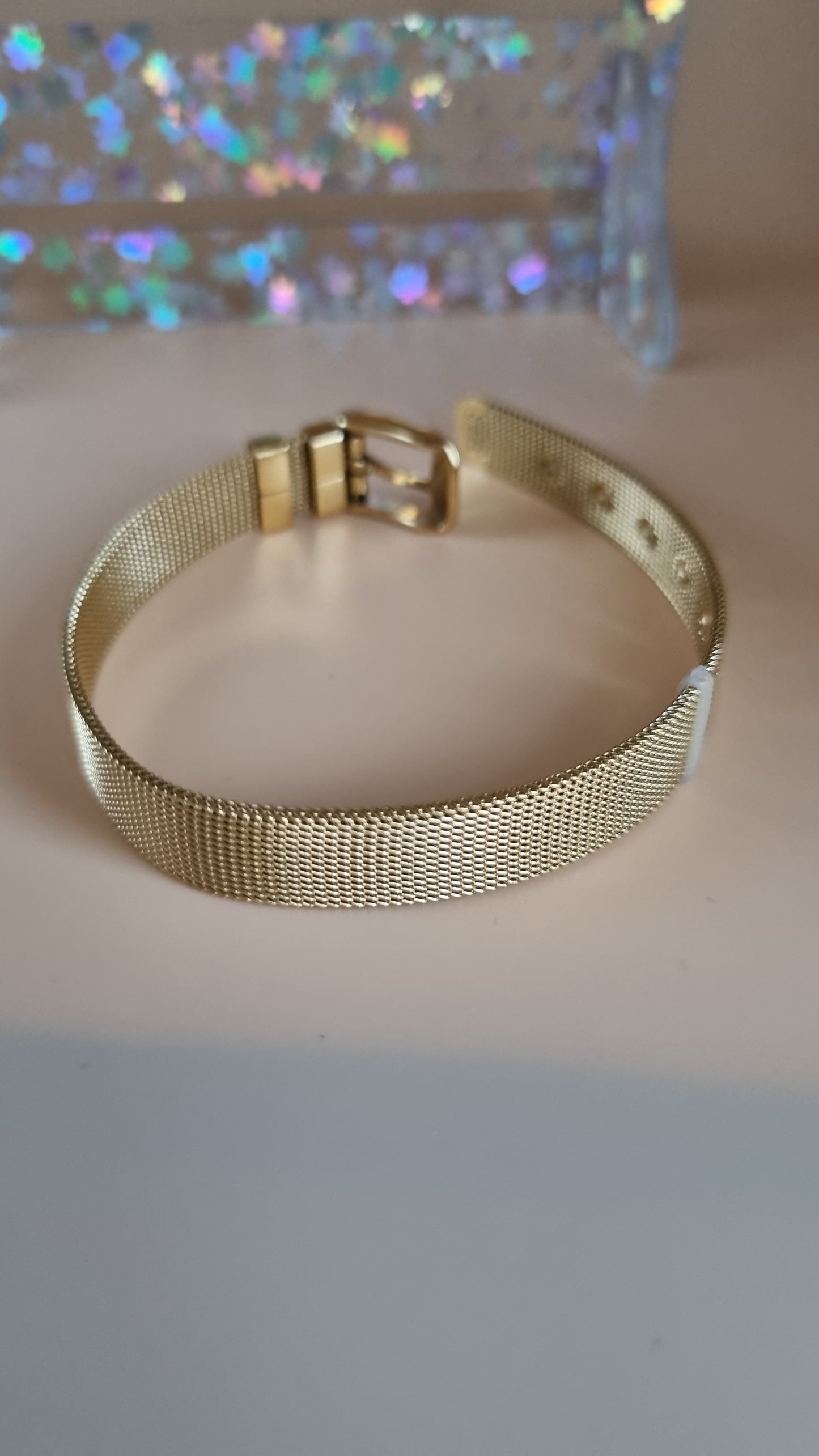 24kr.gold plated bracelet stainless steel unisex