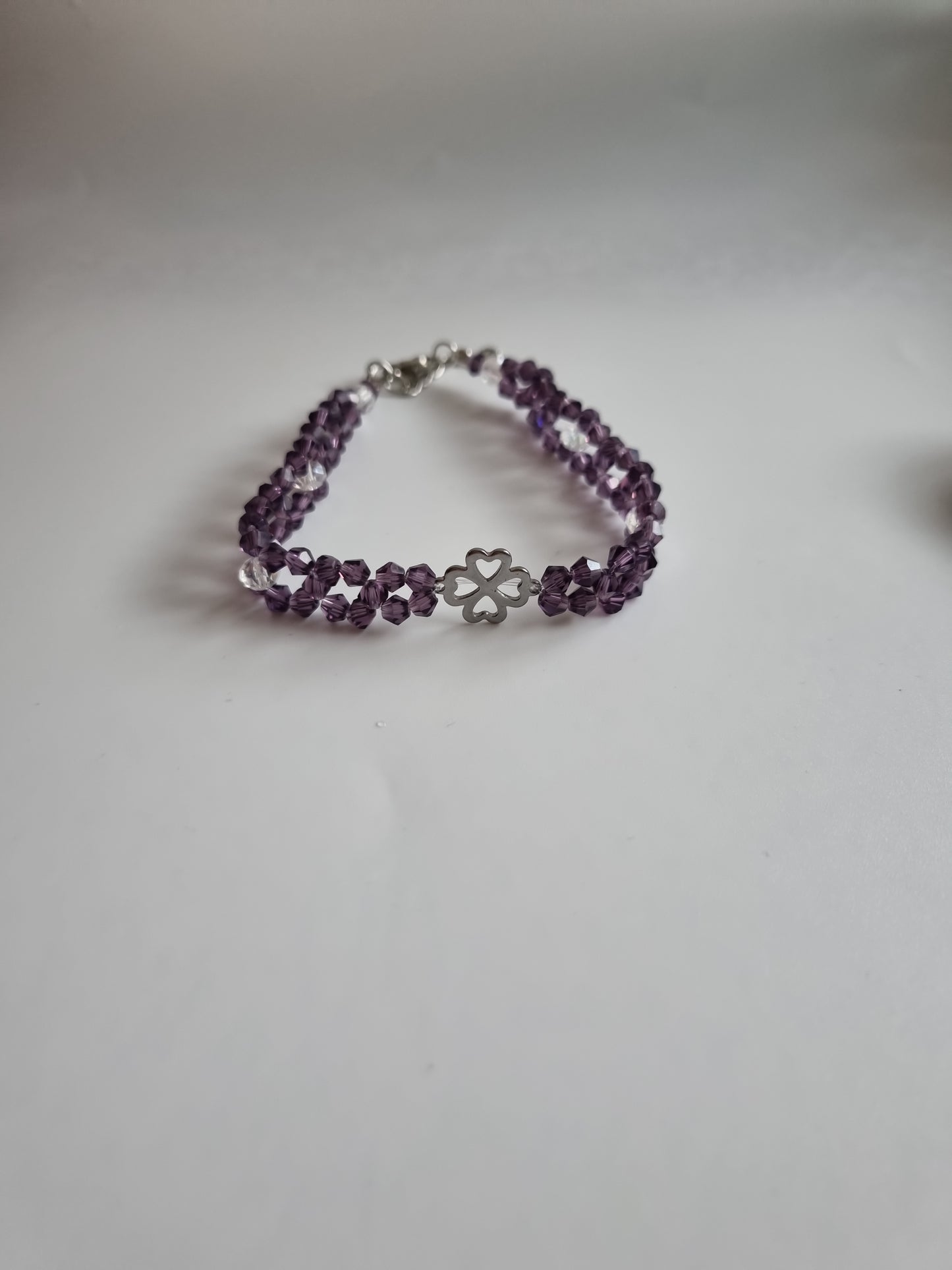 Handmade bracelets from glass 6mm beads made with love