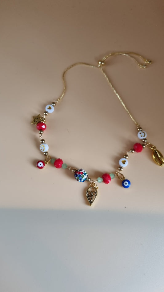 18kr paauksuotos kulkšnys, rankų darbo vieno dydžio