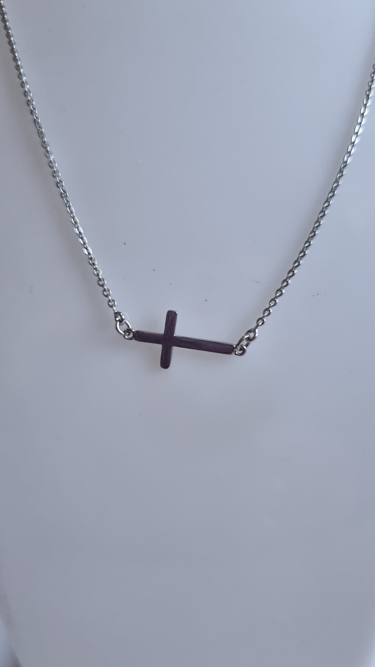 Platinum plated necklace medical gold jewellery