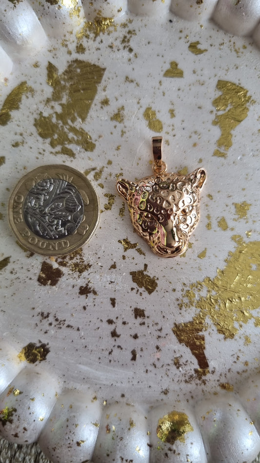18kr.gold plated pendant