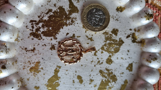 Zodiac 18kr.gold plated pendant