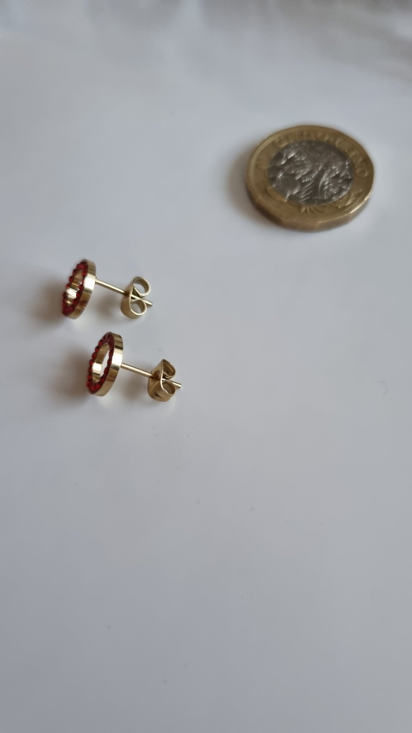 Stainless steel earrings with sw.crystal