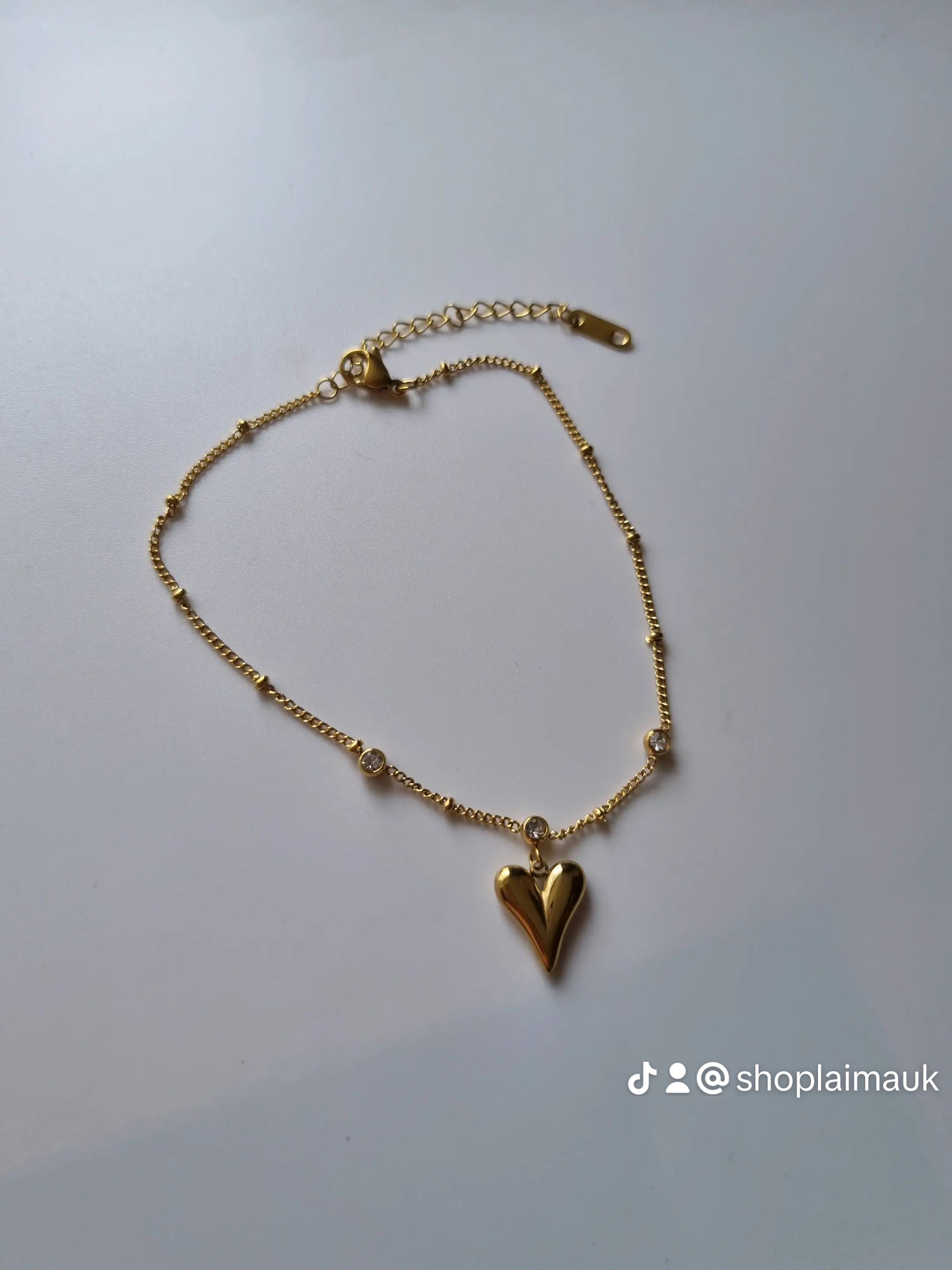 Anklet - medical gold jewellery