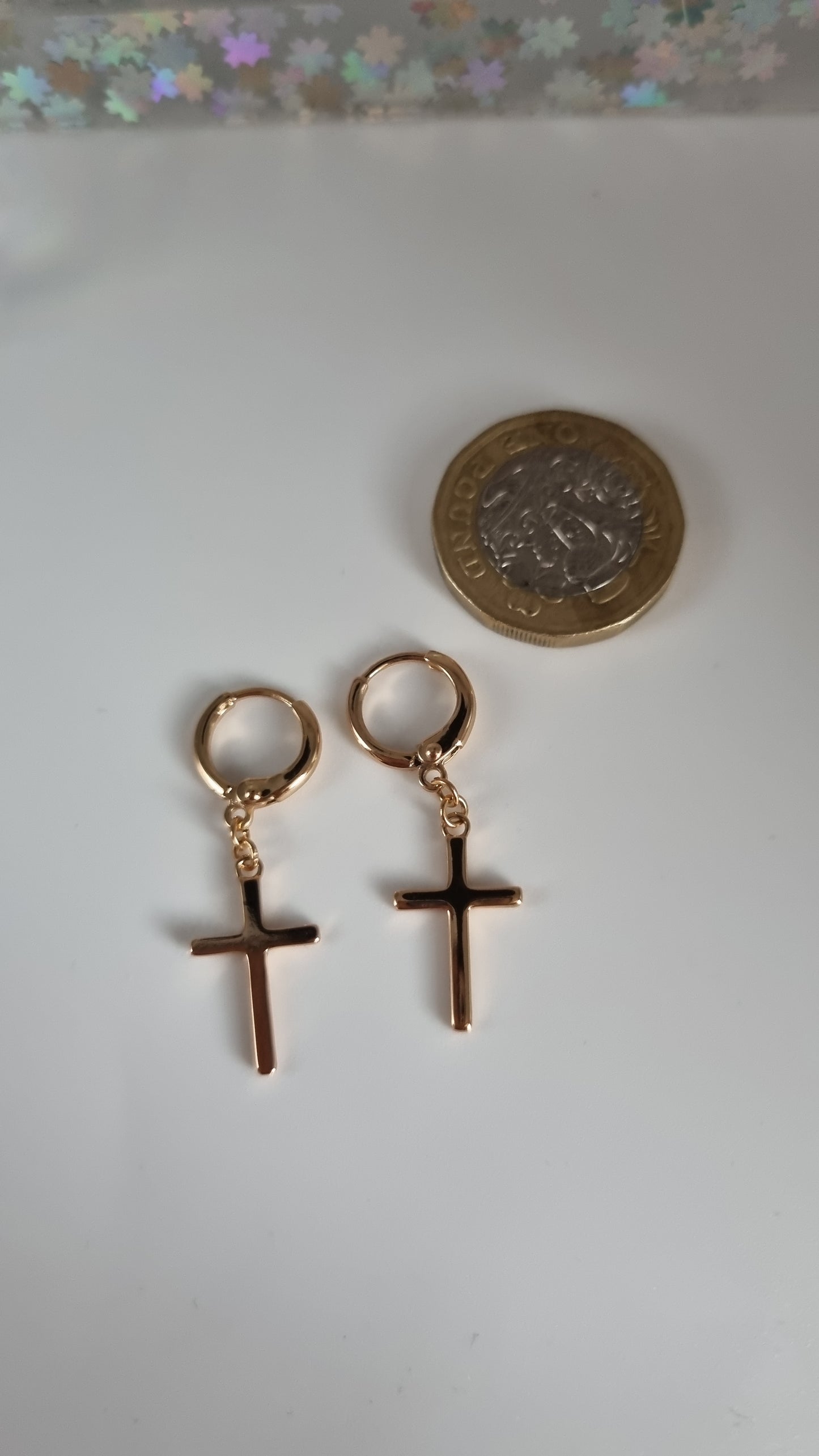 18kr.gold plated earrings waterproof free nickel