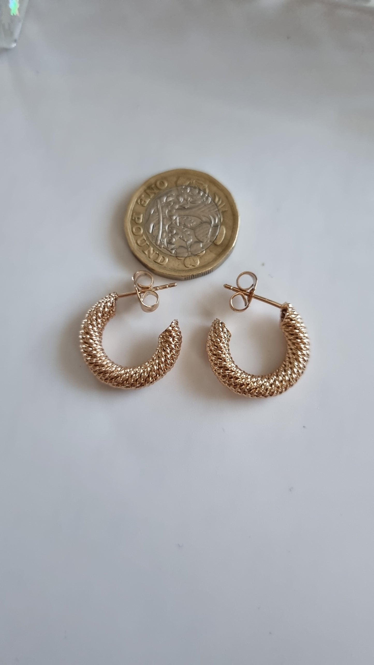 18kr.gold plated earrings