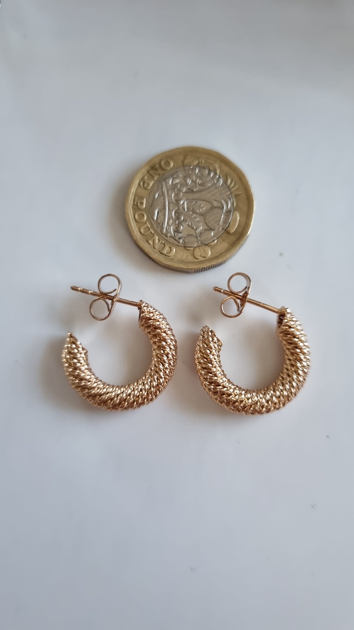18kr.gold plated earrings
