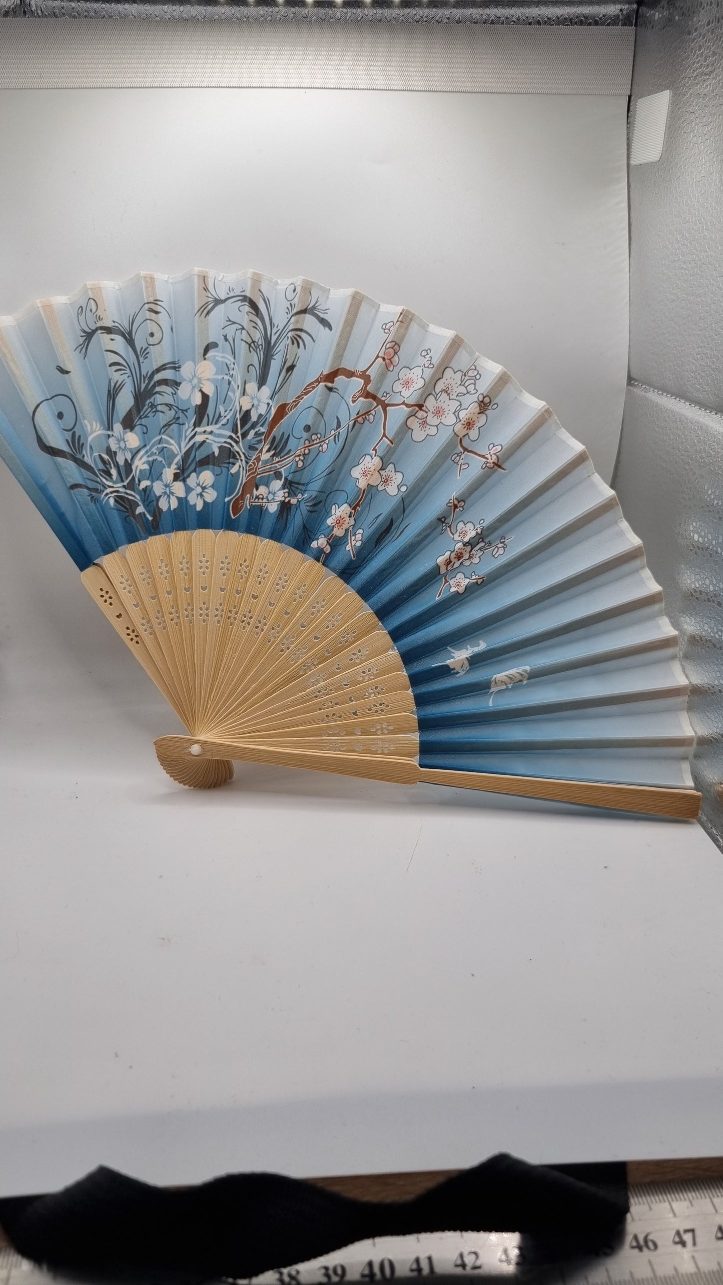 Quality small Wooden flower design Chinese Folding Hand Fan