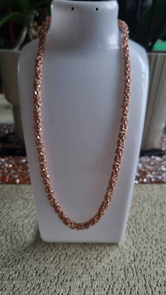 Rose gold plated chain  waterproof hypoallergenic luxury group necklace very beautiful