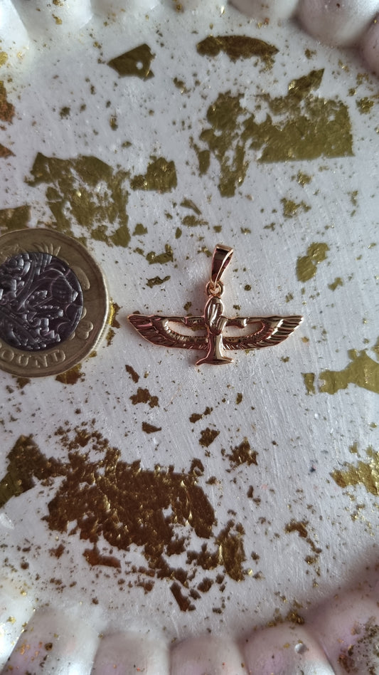 18kr.gold plated pendant waterproof