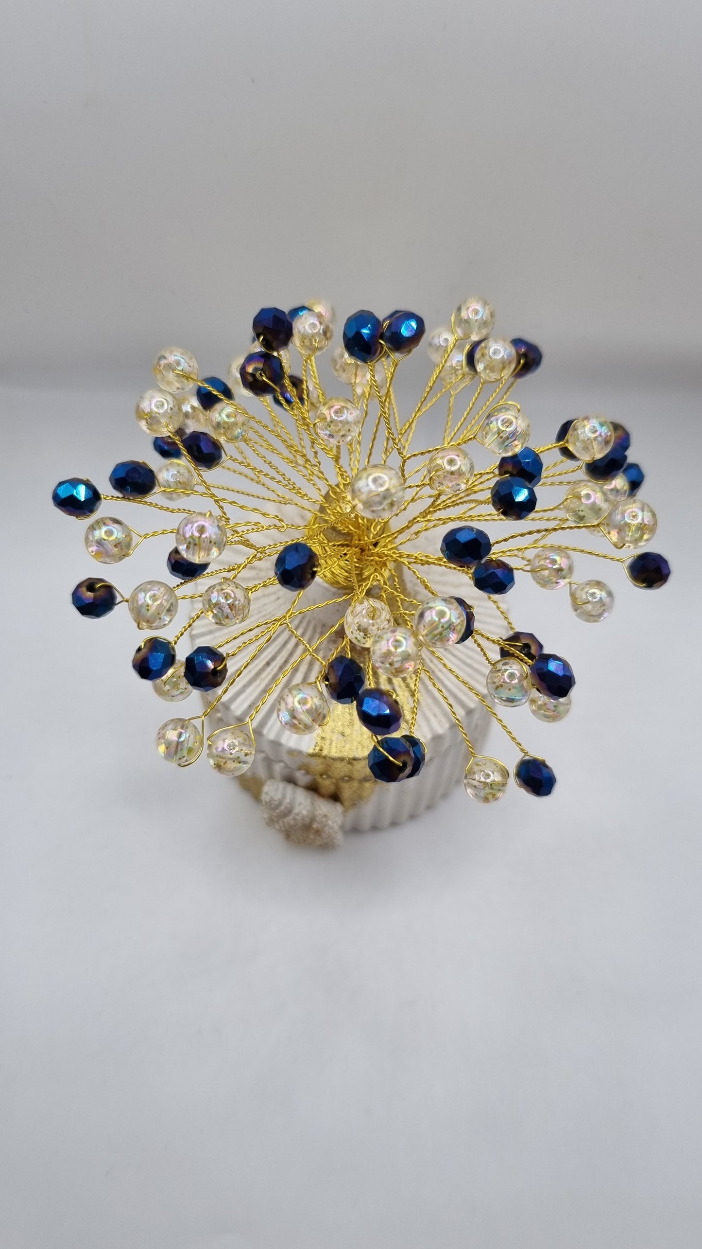 Handmade jar from gypsum addiction