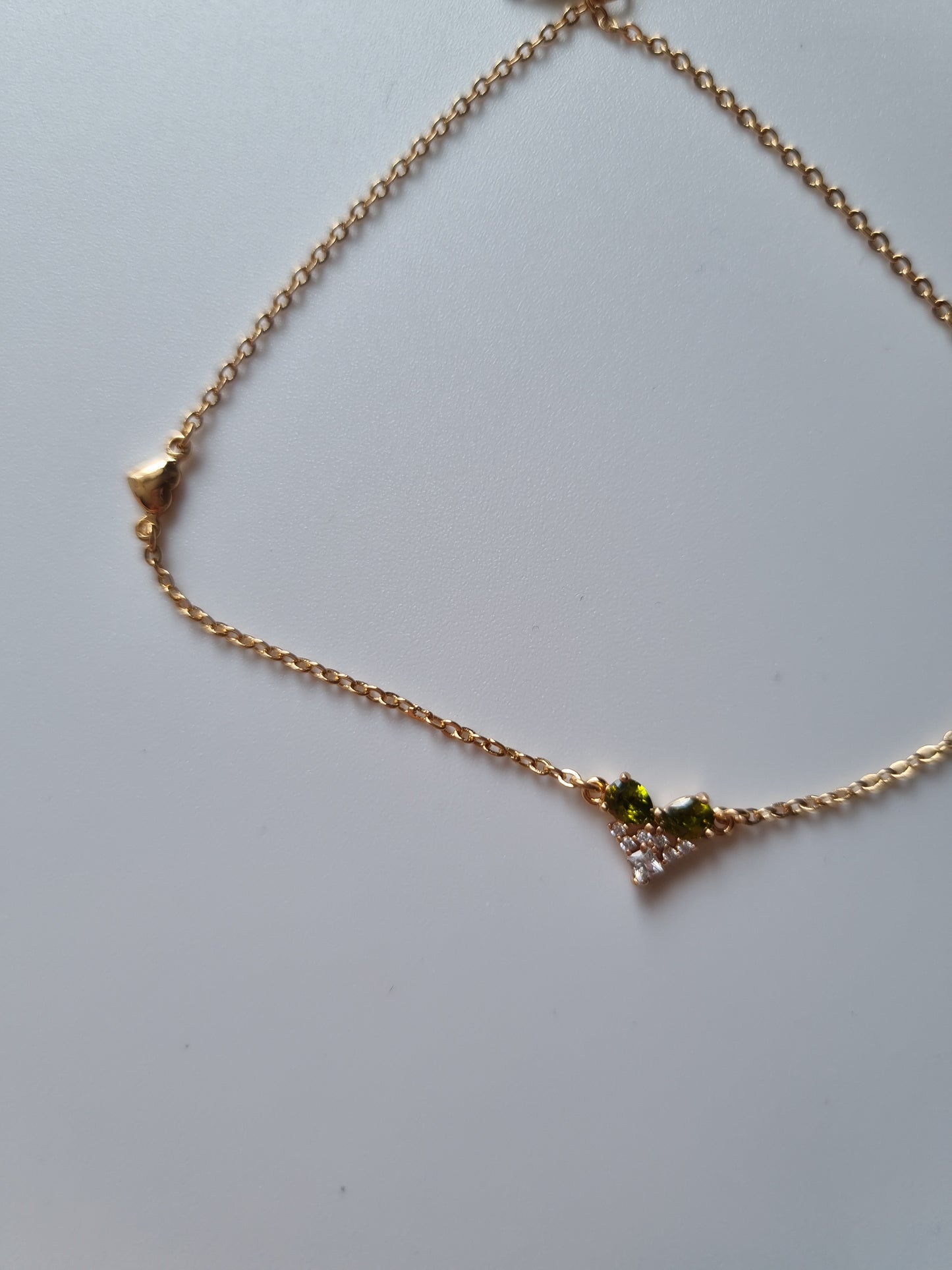 Ankles 18kr.gold plated ankles hypoallergenic waterproof with zircon stones