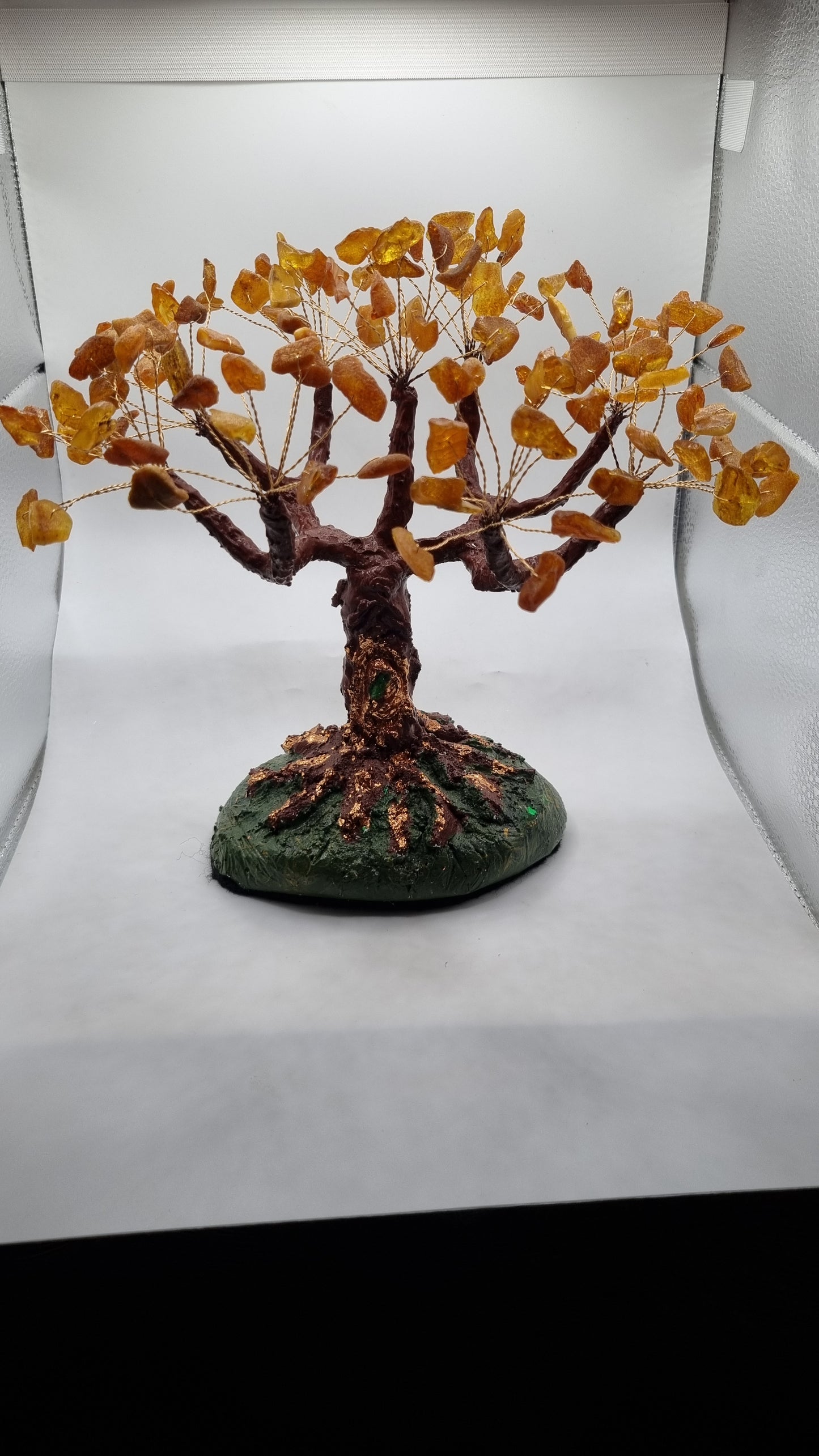 Handmade tree from natural Baltic Amber  vary beautiful decor