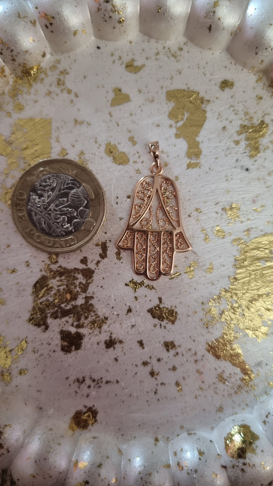 18kr.gold plated pendant