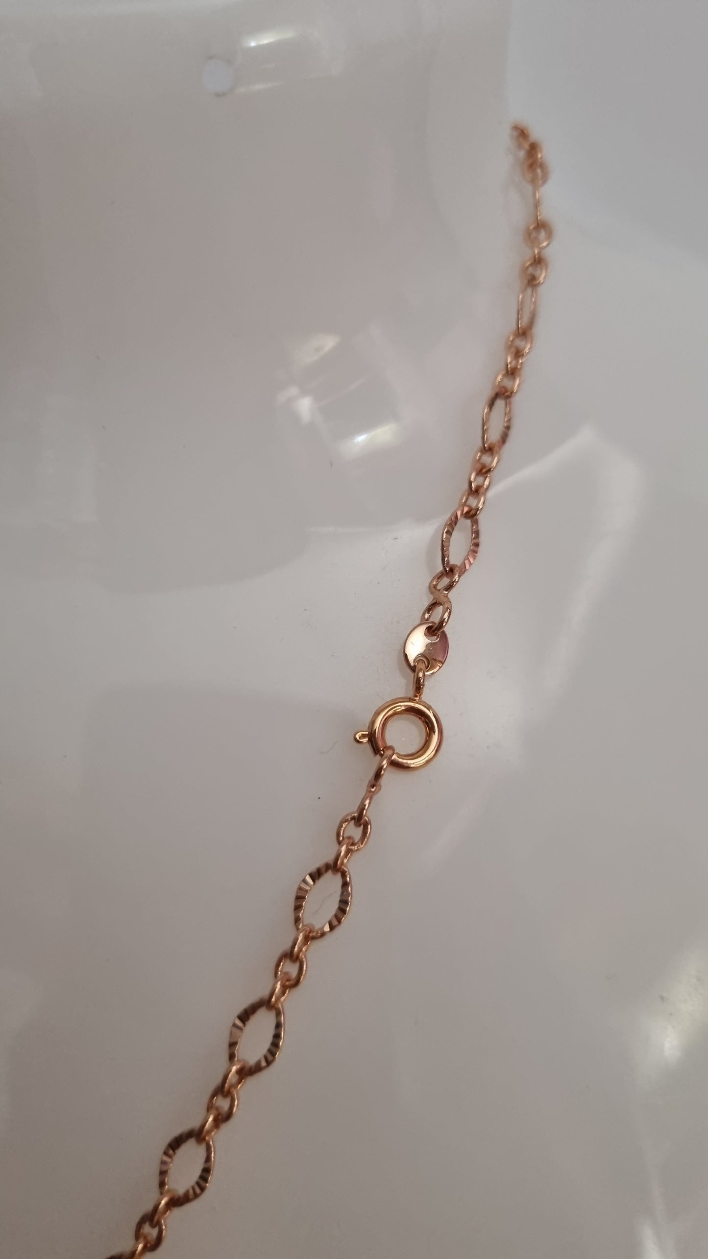 Rose gold plated jewellery set