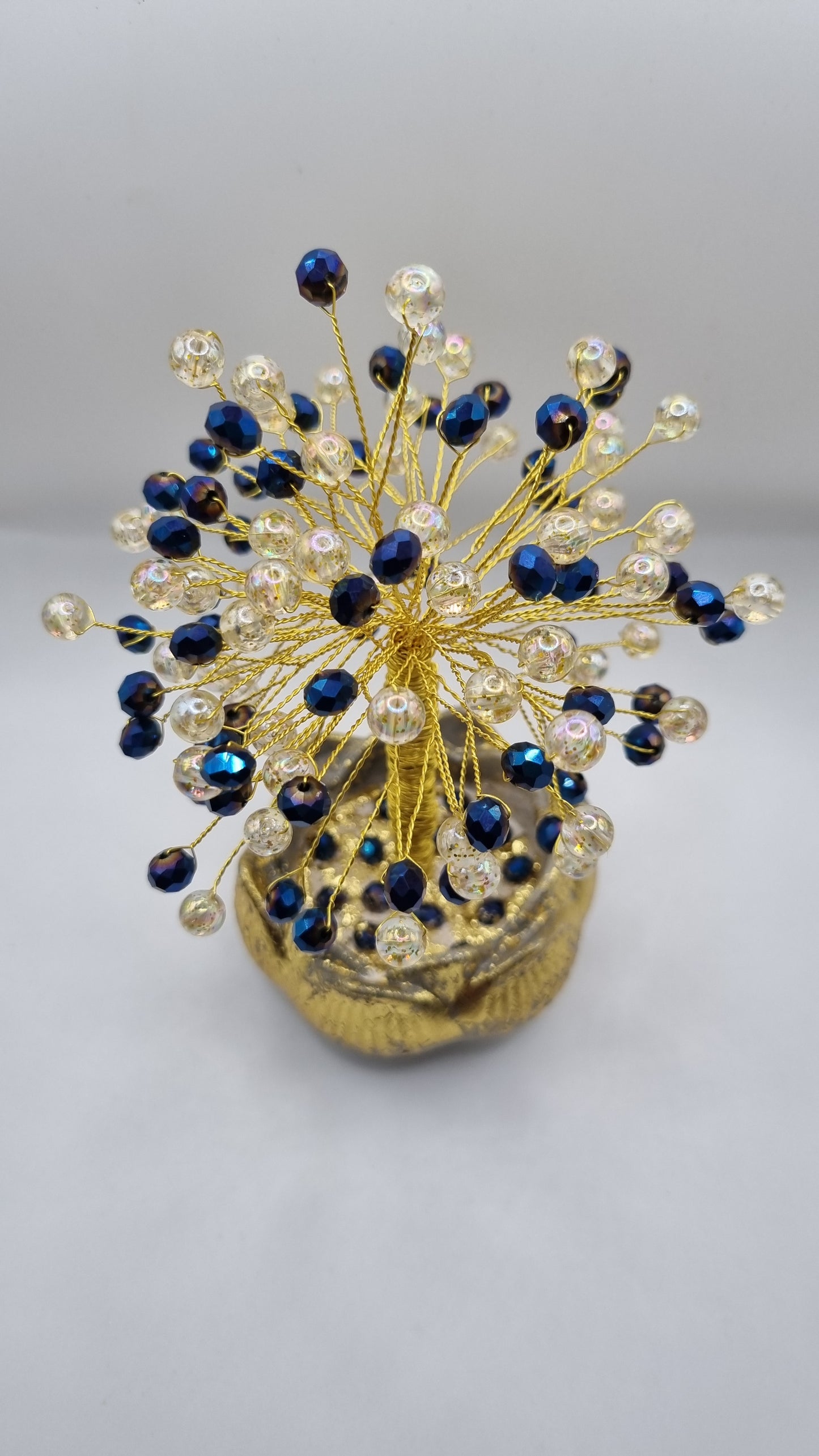 Beautiful handmade tree in the lotus jar decor  jewellery for your  at home